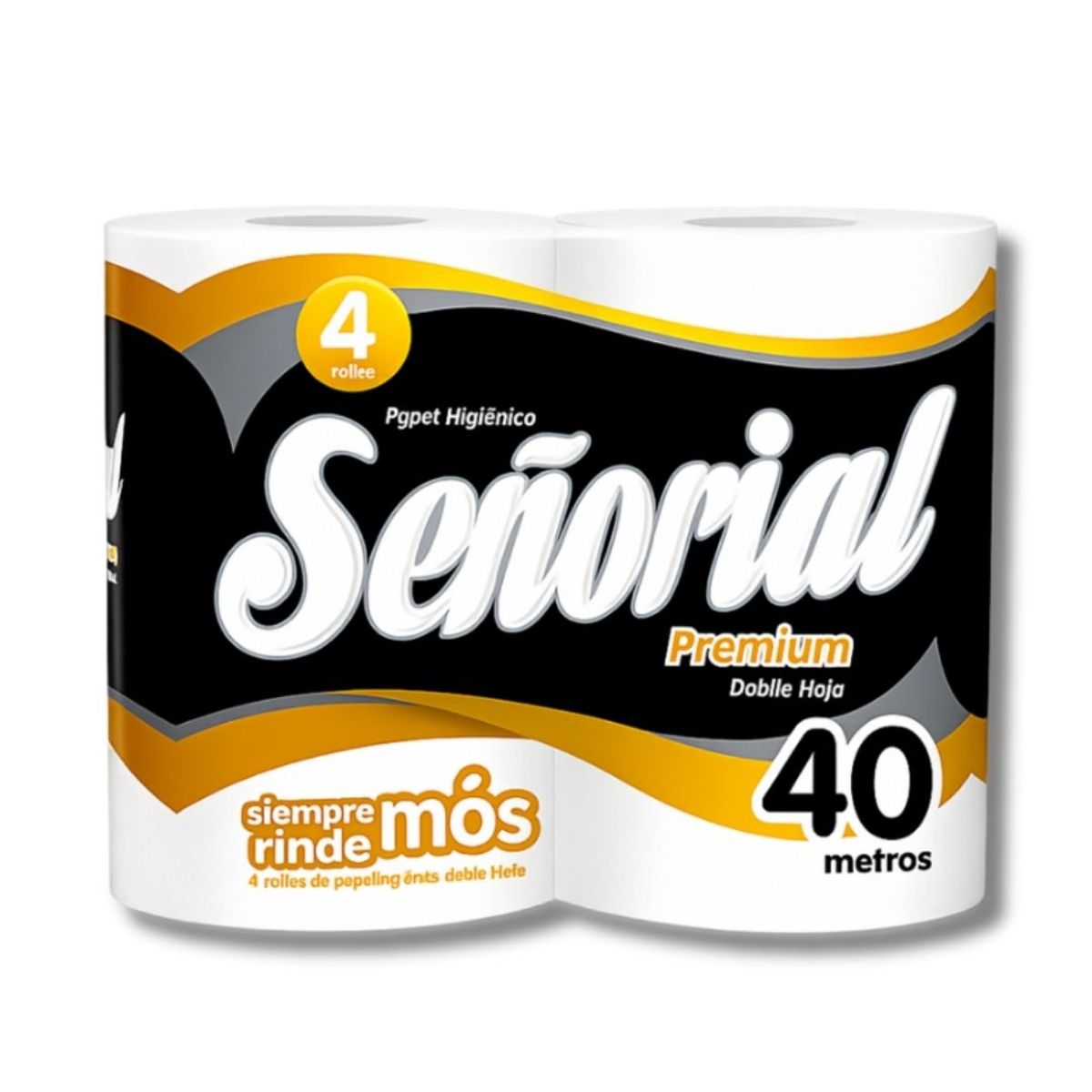 GENERICO - Papel Higiénico Doble Hoja 40 metros Señorial