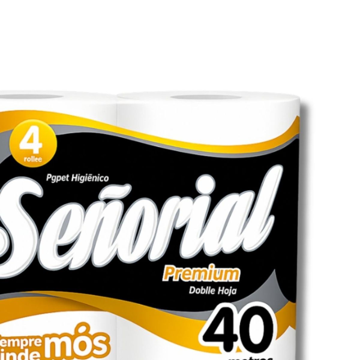 GENERICO - Papel Higiénico Doble Hoja 40 metros Señorial