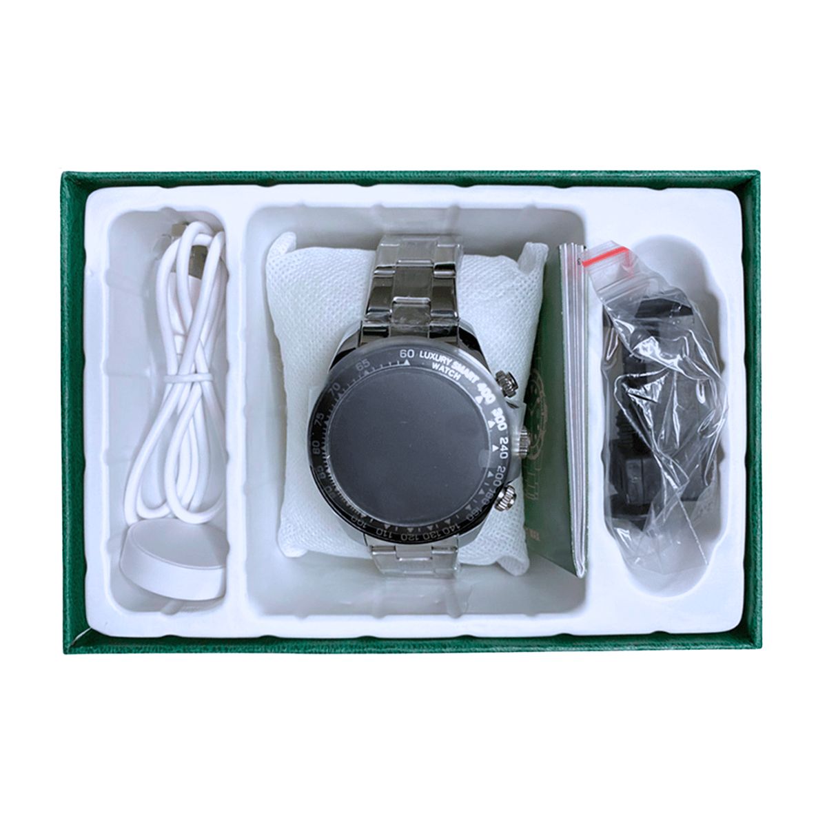 GENERICO - Reloj inteligente R1Max pantalla Amoled - Plateado