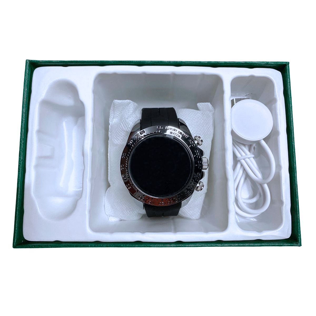 GENERICO - Smartwatch R1Max para Hombre - Negro Plateado