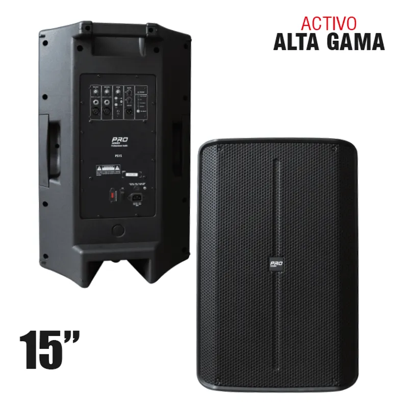 GENERICO - Parlante activo de 15 potencia de 7000W pico PRO SERIES PRO PS15