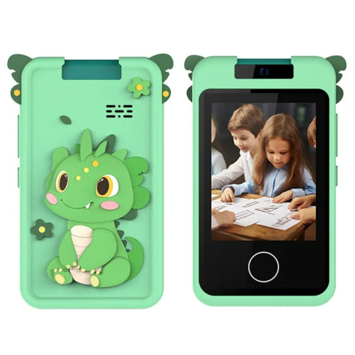 GENERICO - CAMARA DIGITAL PARA NIÑOS VERDE FOTOS Y VIDEO MODELO CELULAR