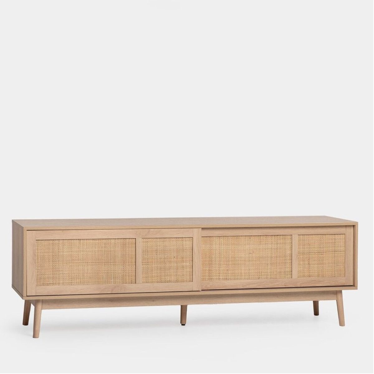 R&R MUEBLES - Mesa para TV Nordico Moderno Alan 180 cm Rovere R&R MUEBLES