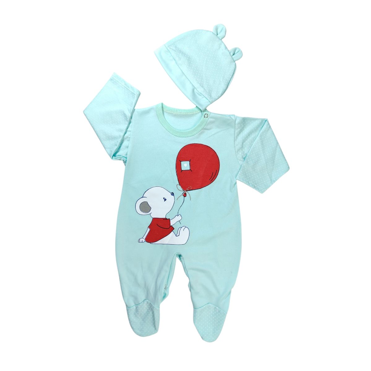 GENERICO - Enterizo osito de algodón