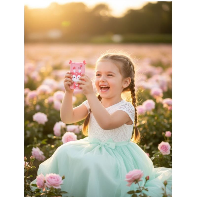 GENERICO - CAMARA DIGITAL PARA NIÑAS  Modelo Celular Pantalla Tactil