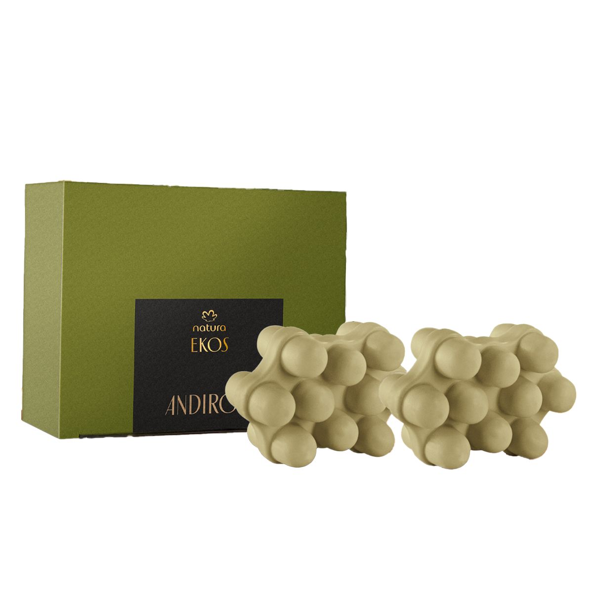NATURA - Jabón en Barra Masajeador Puro Vegetal Ekos Andiroba