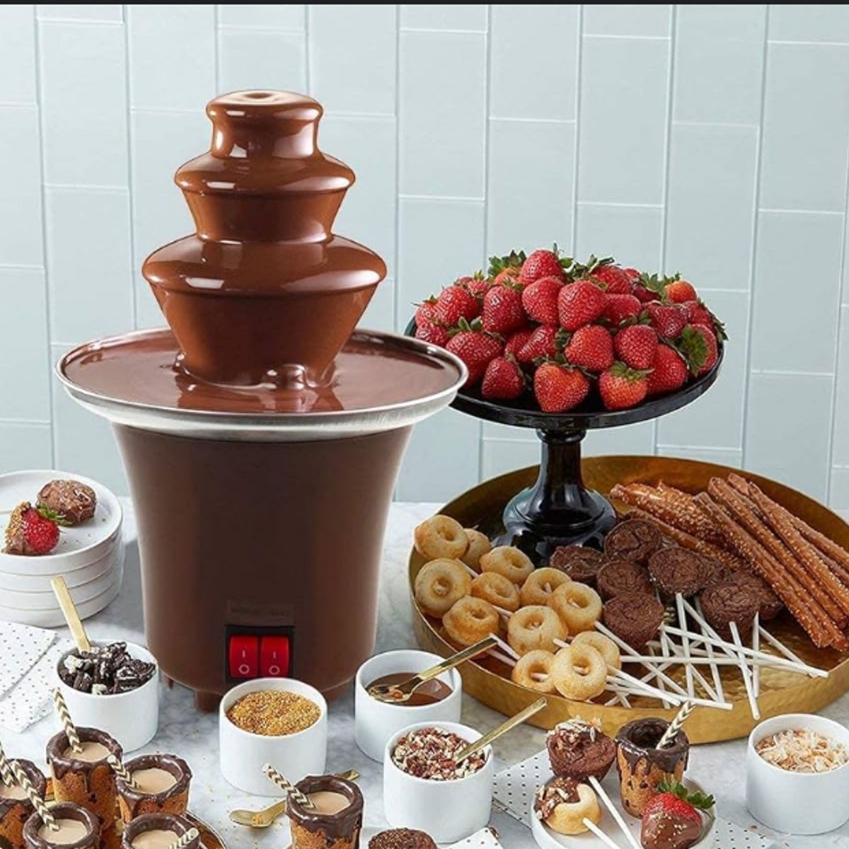 GENERICO - Mini Pileta Chocolatera Maquina para Fondue