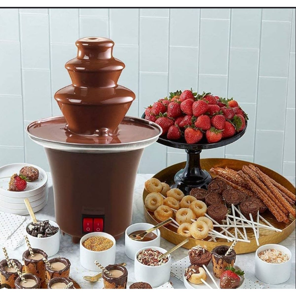 GENERICO - Mini Pileta Chocolatera Maquina para Fondue