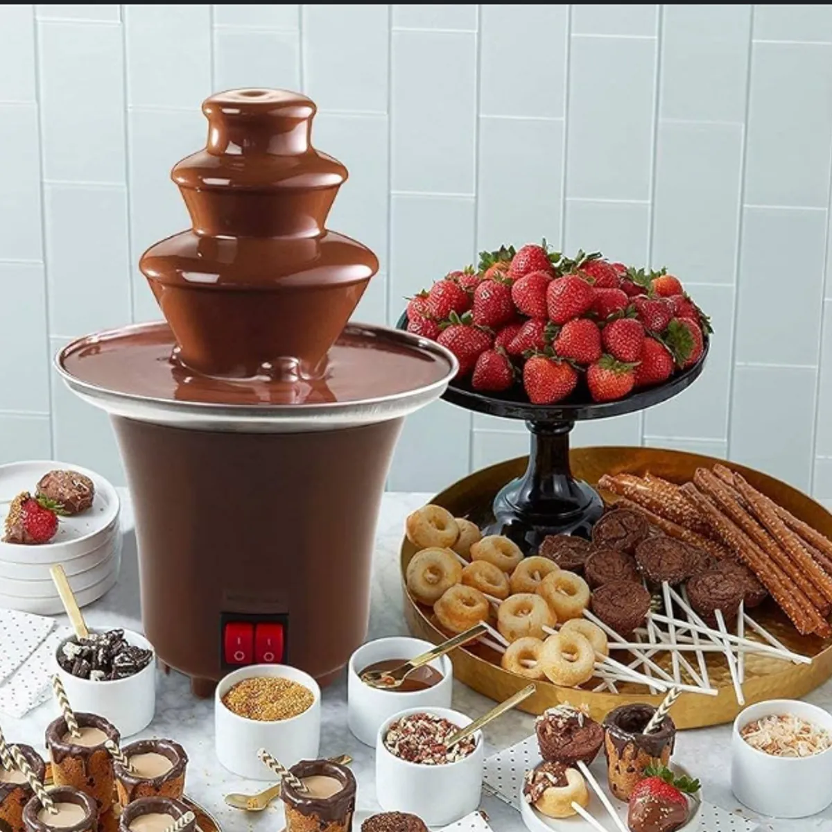 GENERICO - Mini Pileta Chocolatera Maquina para Fondue