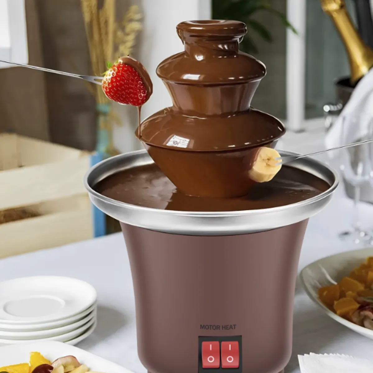 GENERICO - Mini Pileta Chocolatera Maquina para Fondue