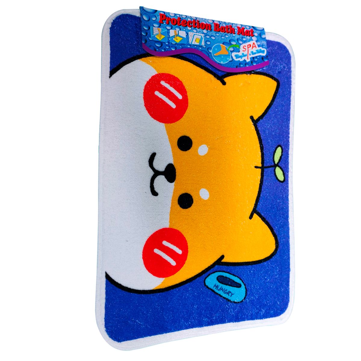 GENERICO - Tapete de Baño para Niños - Gatito Hungry Antideslizante y Absorbente