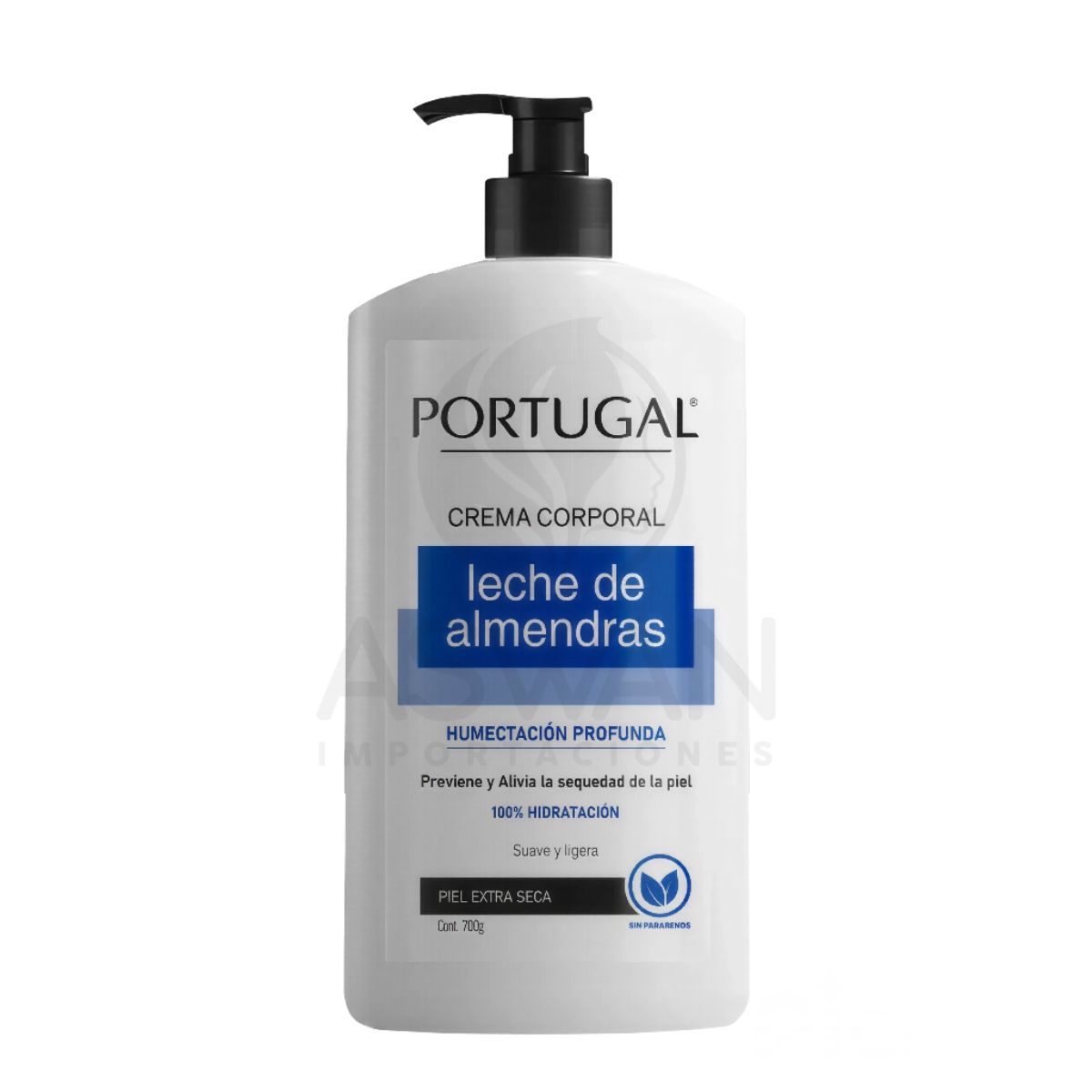 GENERICO - Crema Corporal Leche de Almendras 700 g  PORTUGAL