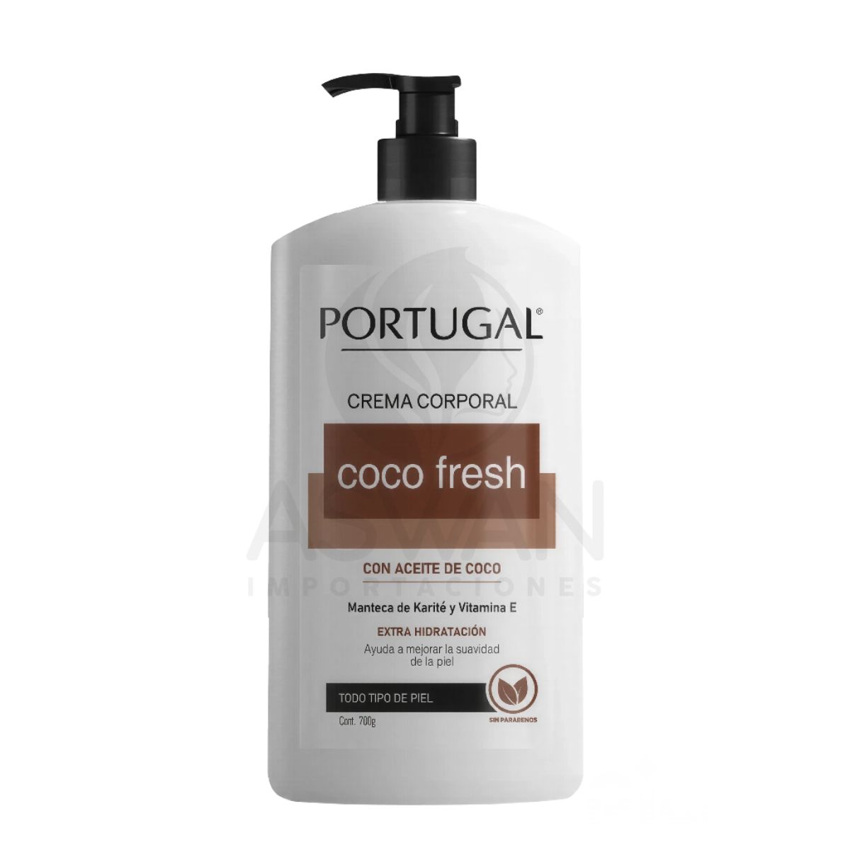 GENERICO - Crema Corporal Coco Fresh 700 g  PORTUGAL