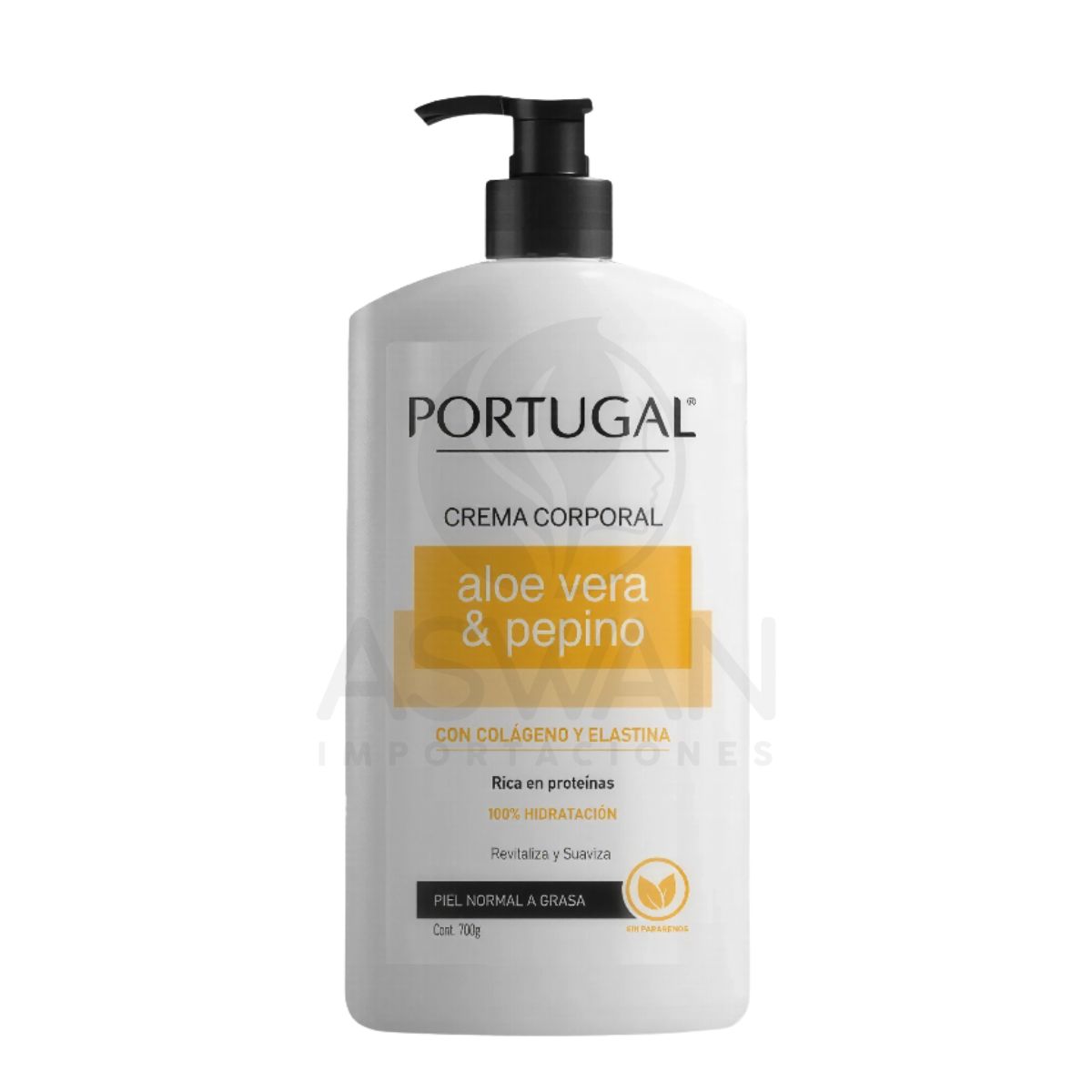GENERICO - Crema Corporal Aloe Vera y Pepino 700 g  PORTUGAL