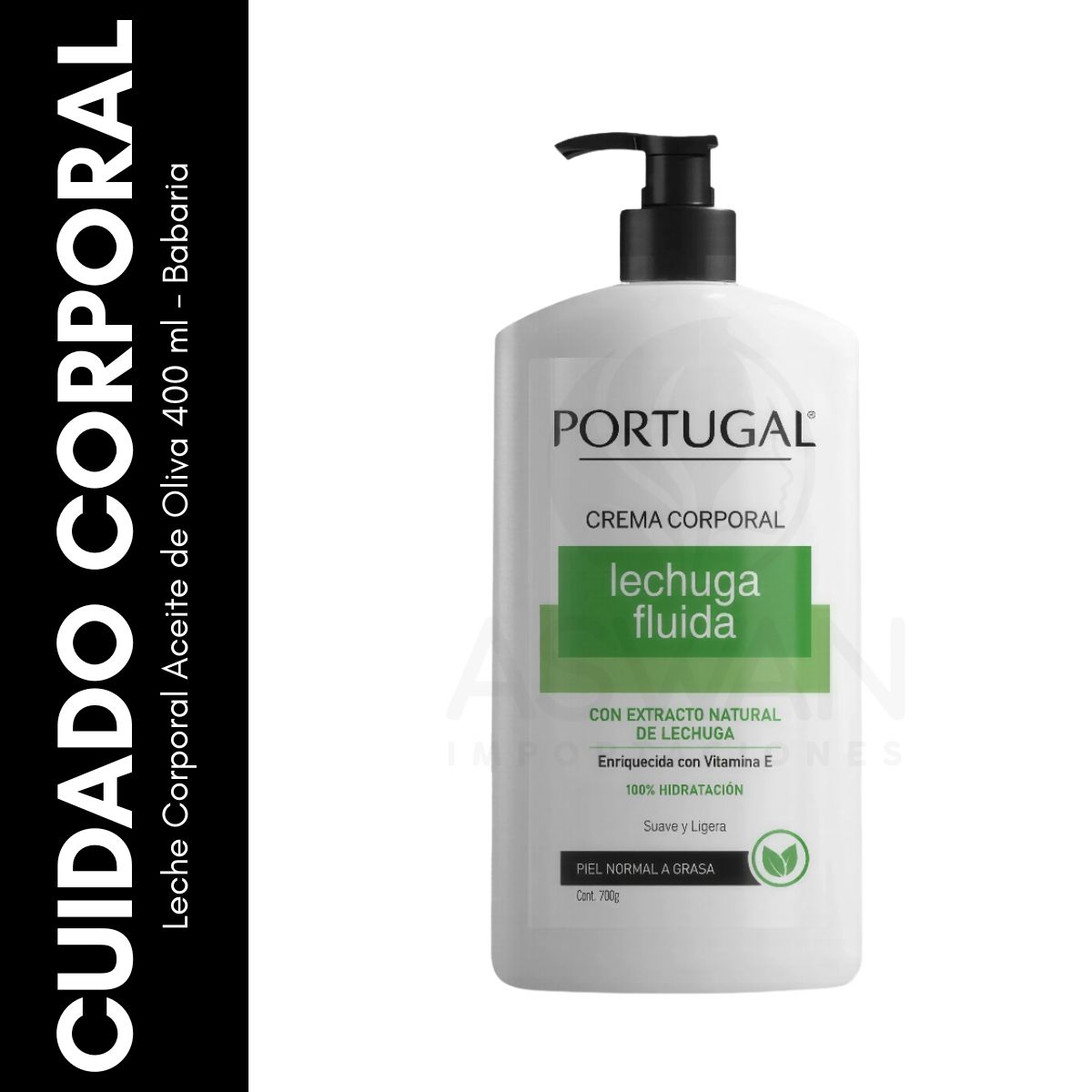 GENERICO - Crema Corporal Lechuga Fluida 700 g  PORTUGAL