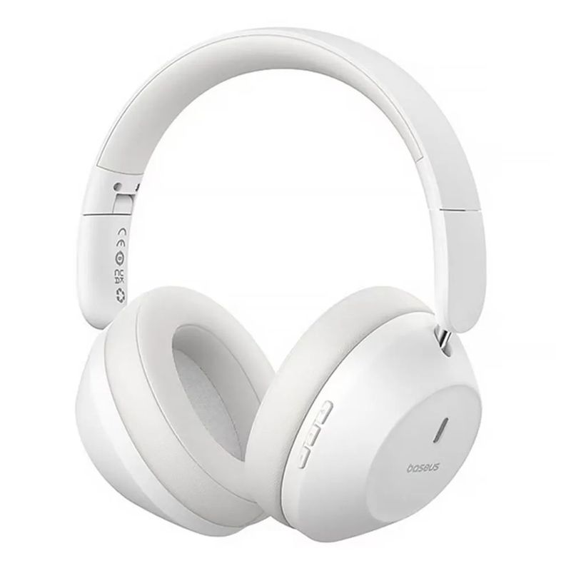 BASEUS - Audifonos bluetooth on ear Baseus Bass30 Max 50 horas - Blanco