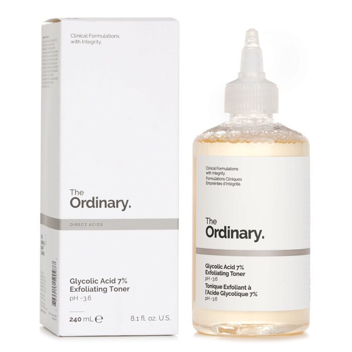 THE ORDINARY - Tonico Exfoliante Acido Glicolico 7% 240ml The Ordinary