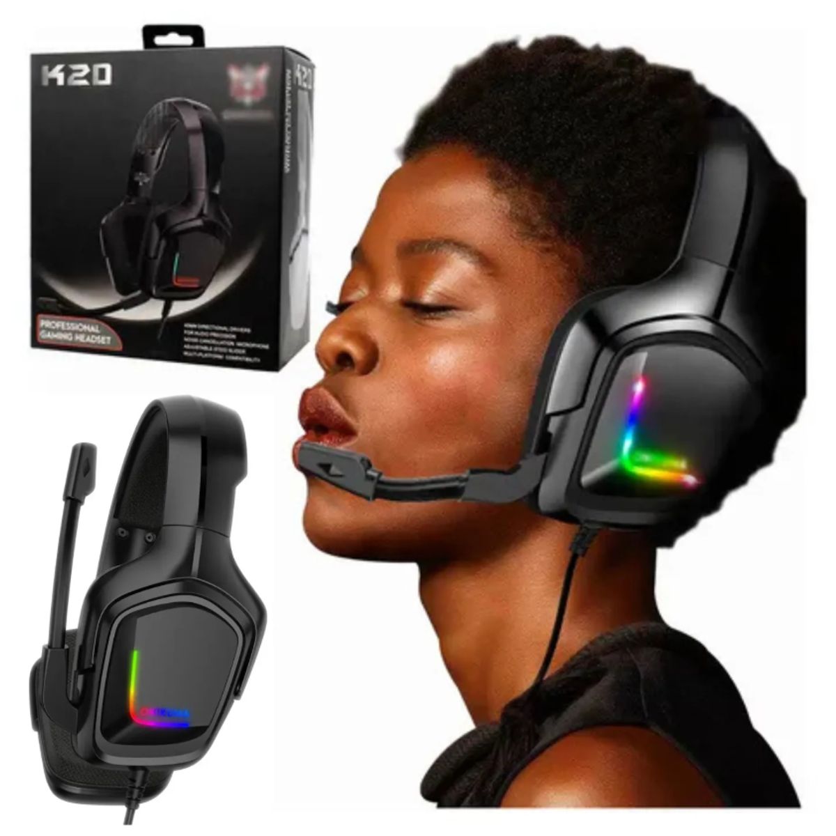 ONIKUMA - Audífonos Onikuma K20 Gaming Headset