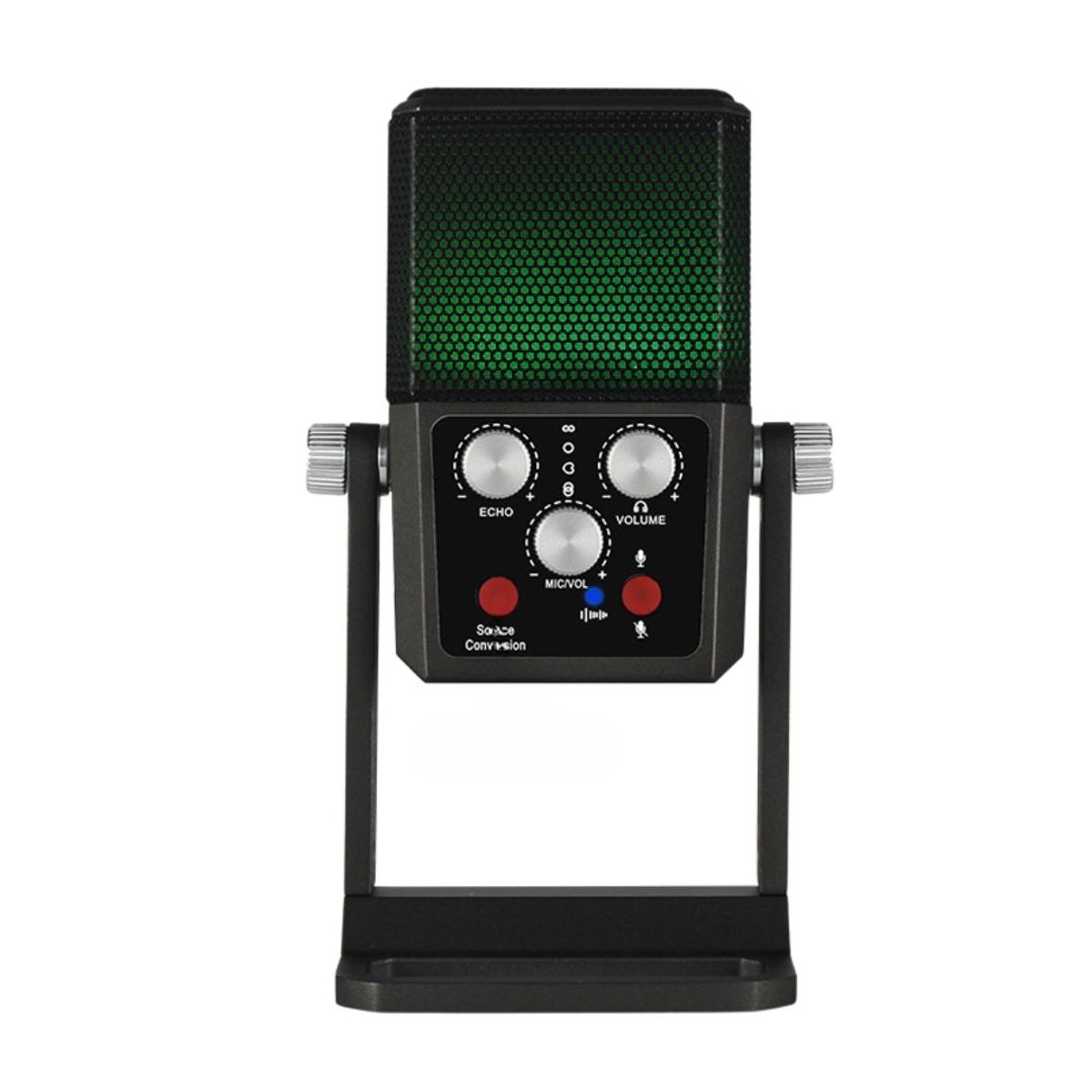 GENERICO - Micrófono USB RGB para Streaming, Podcast y Gaming con 4 Patrones