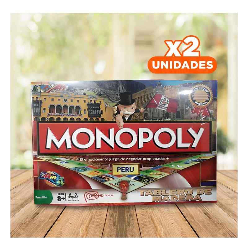 RYBIU IMPORT - Pack2 Juego de Mesa Tematica Peru Y+Regalo Stickers