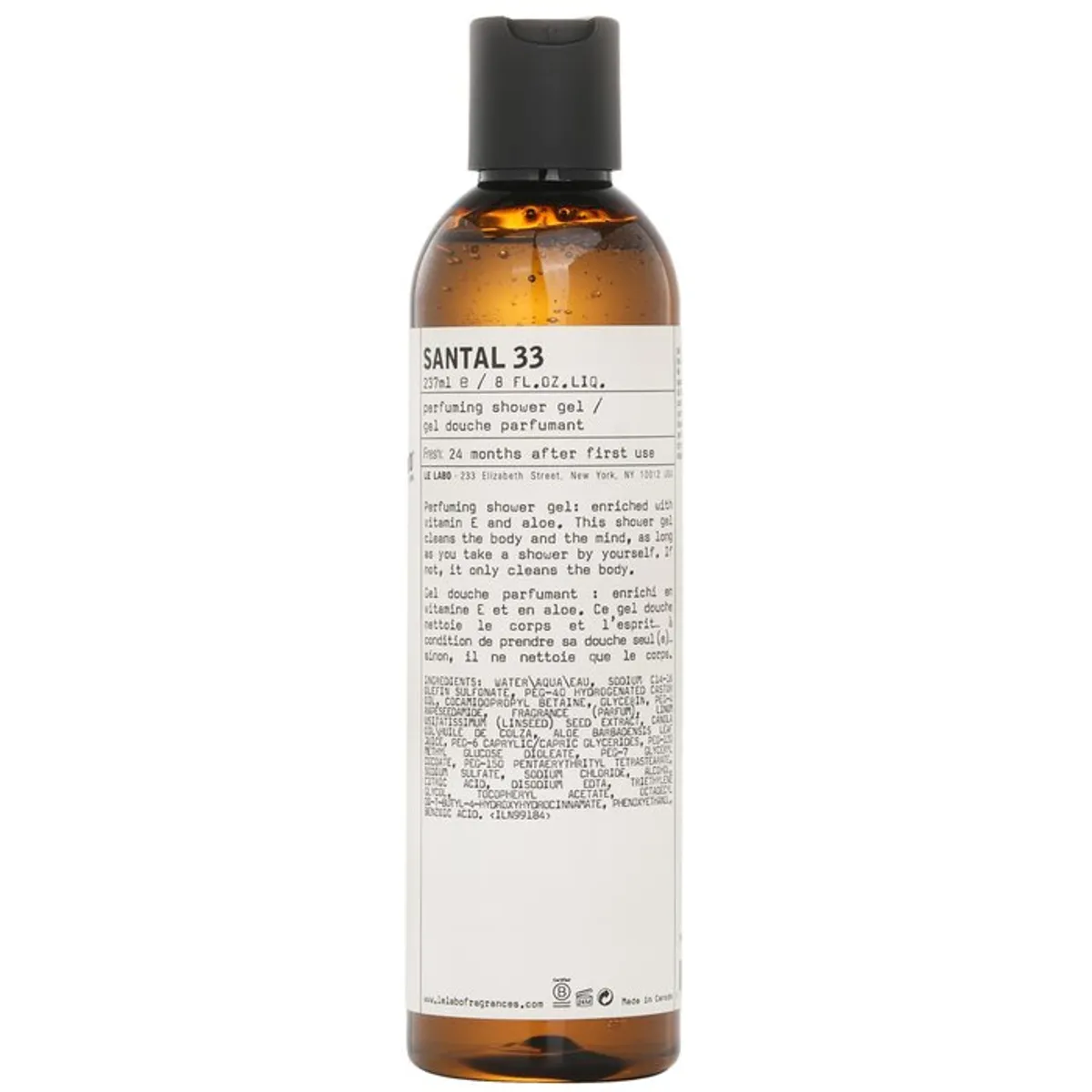 LE LABO - Gel de Ducha Santal 33 Perfuming 237ml Le Labo