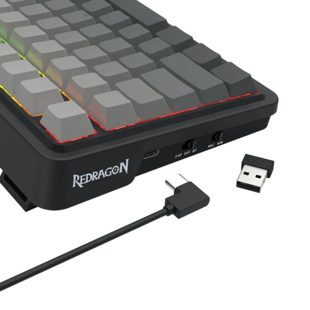 REDRAGON - Redragon - Teclado Eisa max K686SP 96% Wireless Black Degraded