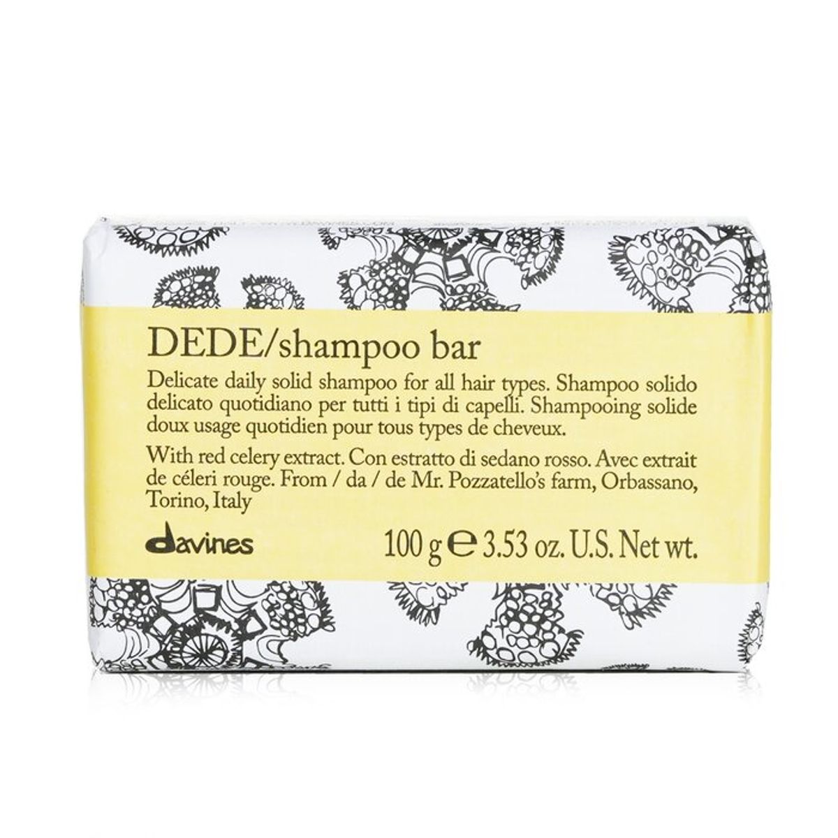 DAVINES - Shampoo Sólido Dede 100g  Davines