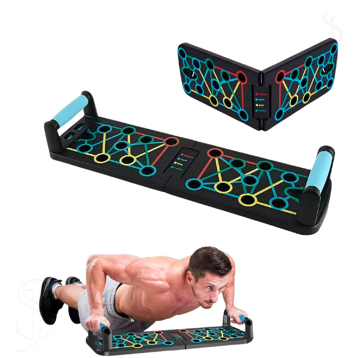 GENERICO - Push up Board - Tablero de flexiones multifuncion