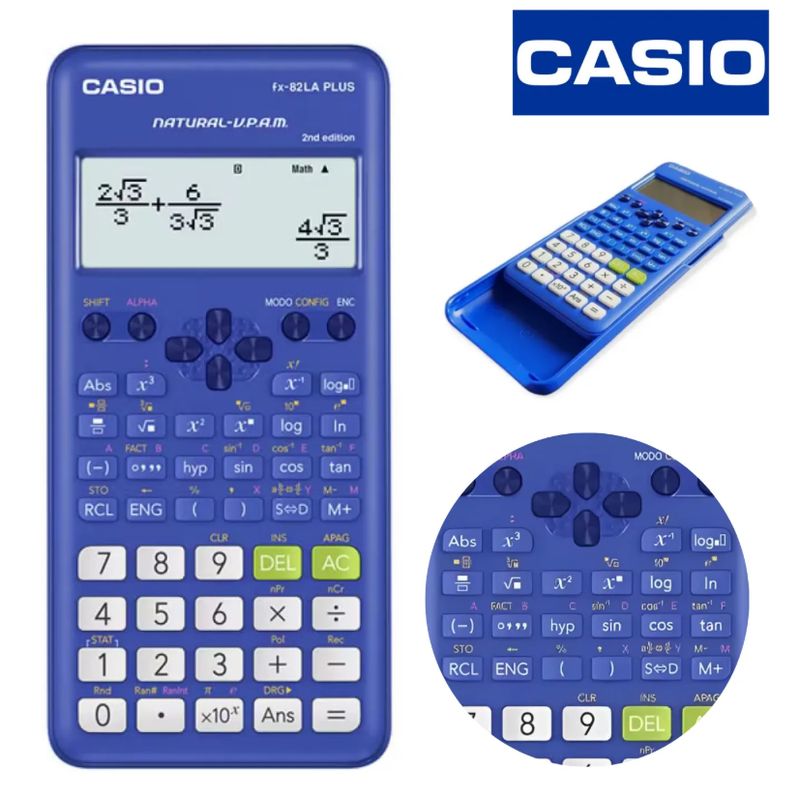 CASIO - Calculadora Casio Fx-82la PLUS AZUL