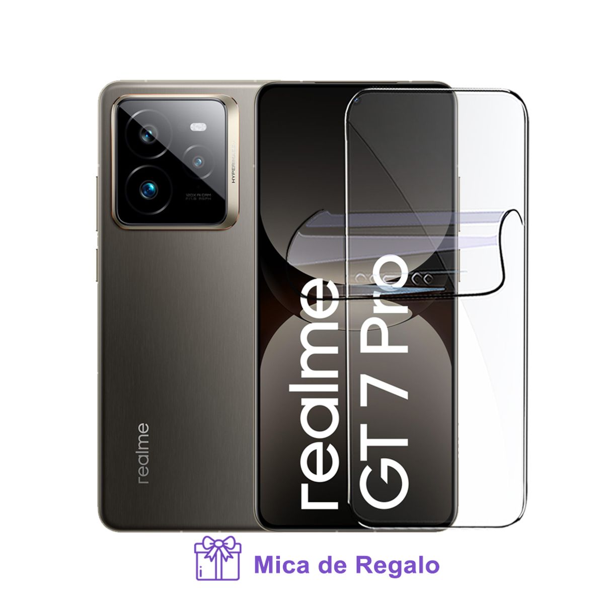 REALME - REALME GT 7 PRO 12GB RAM GALAXY GREY 512GB ROM + MICA HIDROGEL