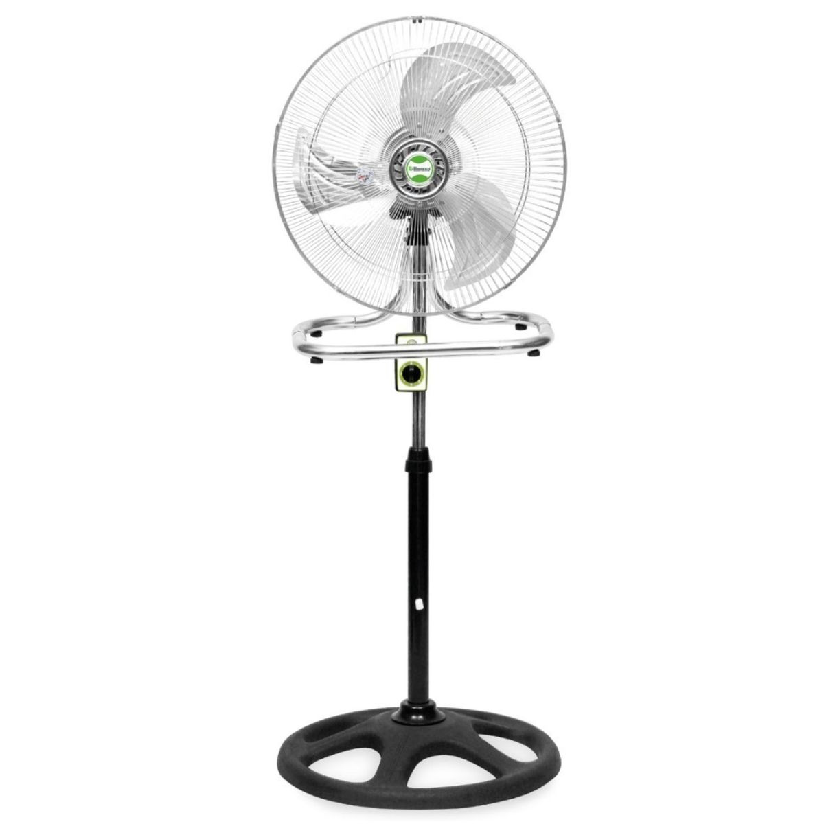 BOSSKO - Ventilador Bossko BK 8218VI Malla Plateado 200 Watts 3 en 1