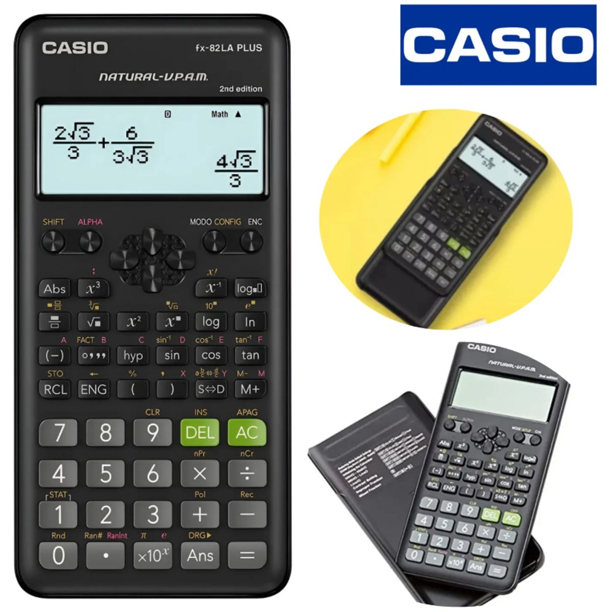 CASIO - Calculadora Casio Fx-82la PLUS NEGRO