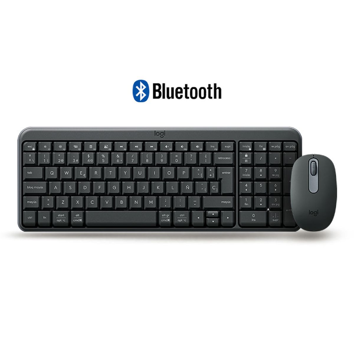 LOGITECH - Combo Logitech MK250 Compact Bluetooth Teclado y Mouse Inalámbrico