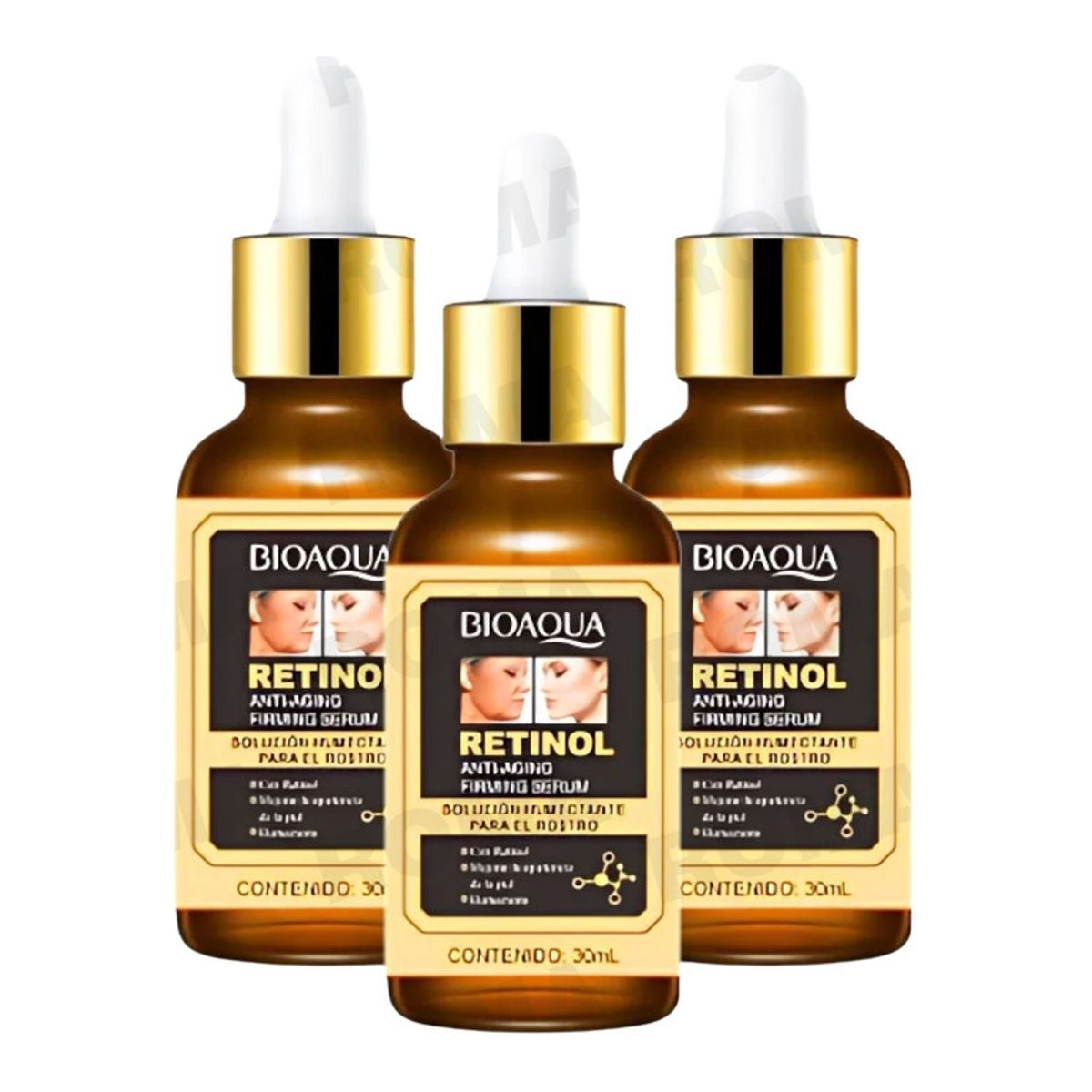 BIOAQUA - PACK 3 SÉRUM FACIAL RETINOL 30ML BIOAQUA