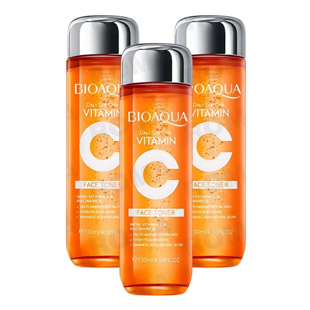 BIOAQUA - PACK 3 TÓNICO FACIAL VITAMINA C 130ML BIOAQUA