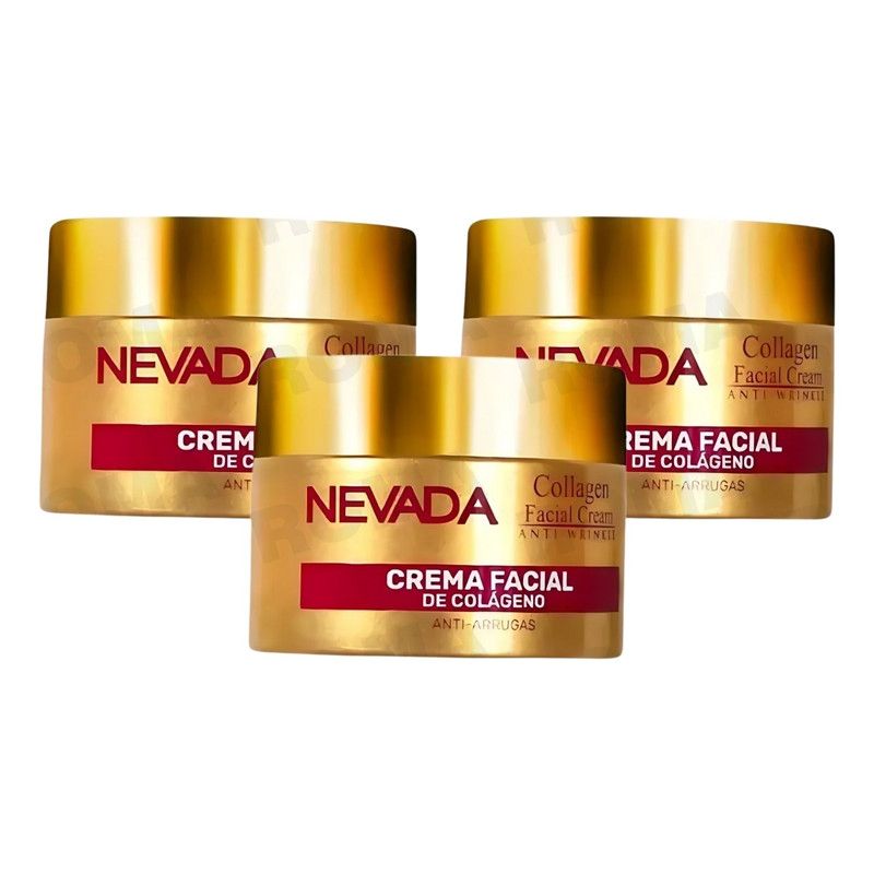 NEVADA NATURAL PRODUCTS - PACK 3 CREMA FACIAL COLÁGENO 50ML NEVADA