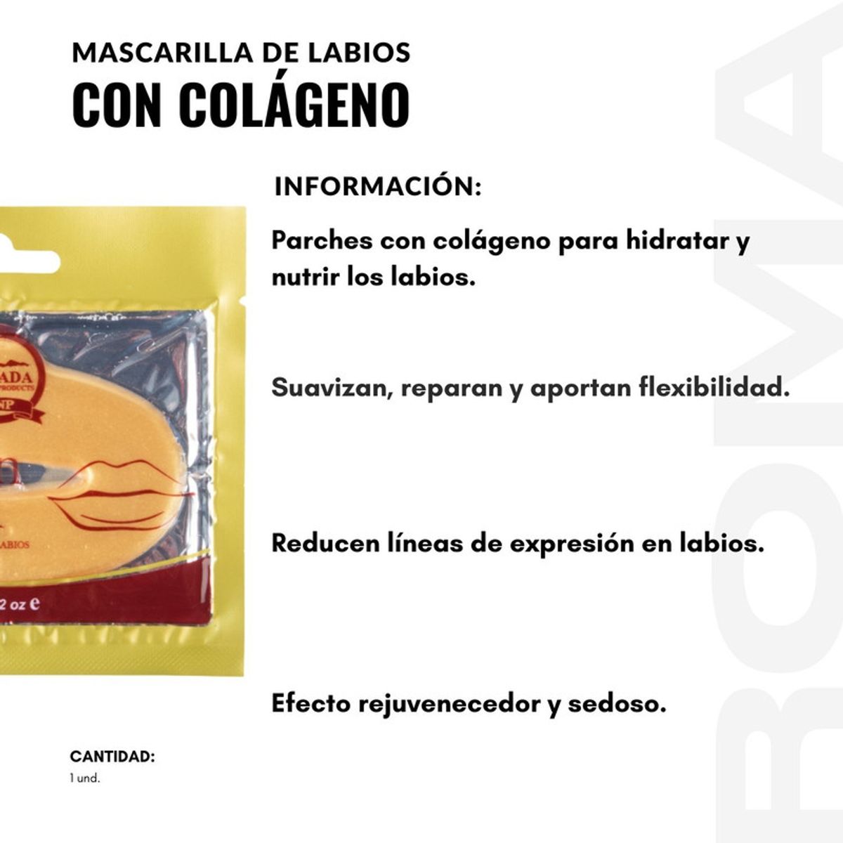NEVADA NATURAL PRODUCTS - MASCARILLA DE LABIOS CON COLÁGENO 1UND NEVADA