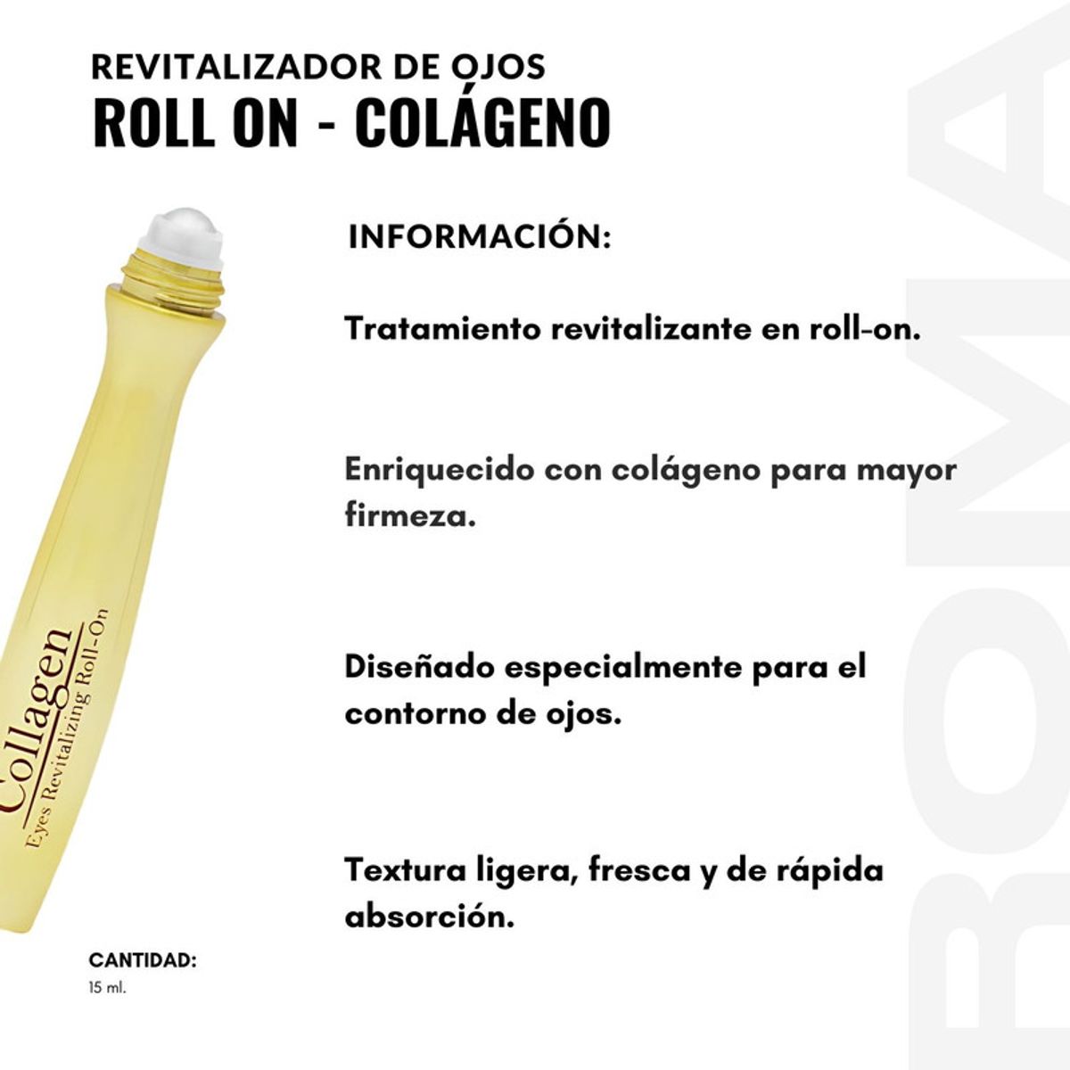 NEVADA NATURAL PRODUCTS - PACK 2 REVITALIZADOR DE OJOS ROLL ON - COLÁGENO 15ML NEVADA