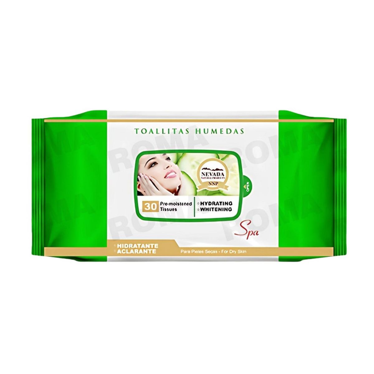 NEVADA NATURAL PRODUCTS - TOALLITAS DESMAQUILLANTES - PEPINO 30UND NEVADA