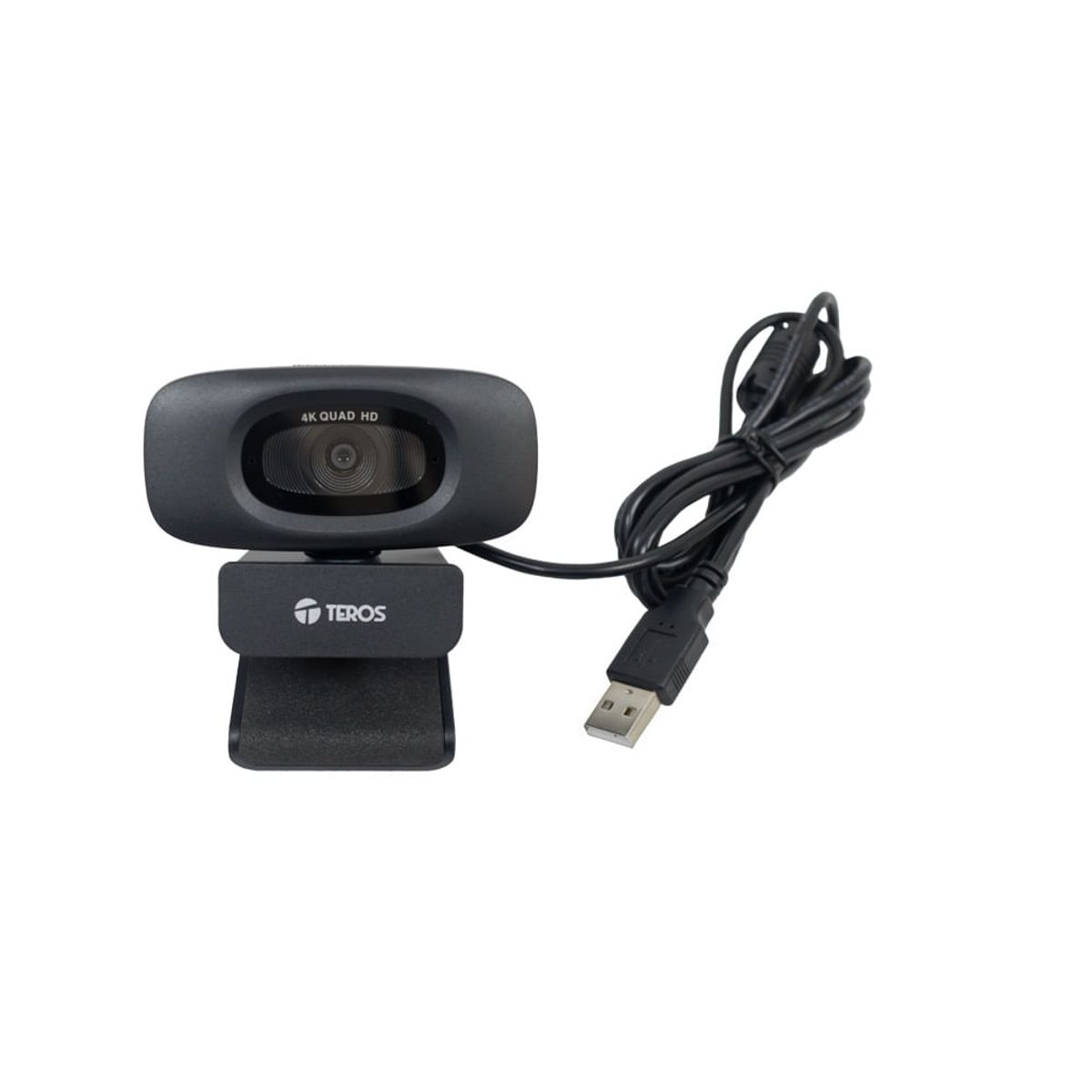 Teros - Webcam 4K Teros Te-9073N Con Micrófono Y Conexión Usb 2.0