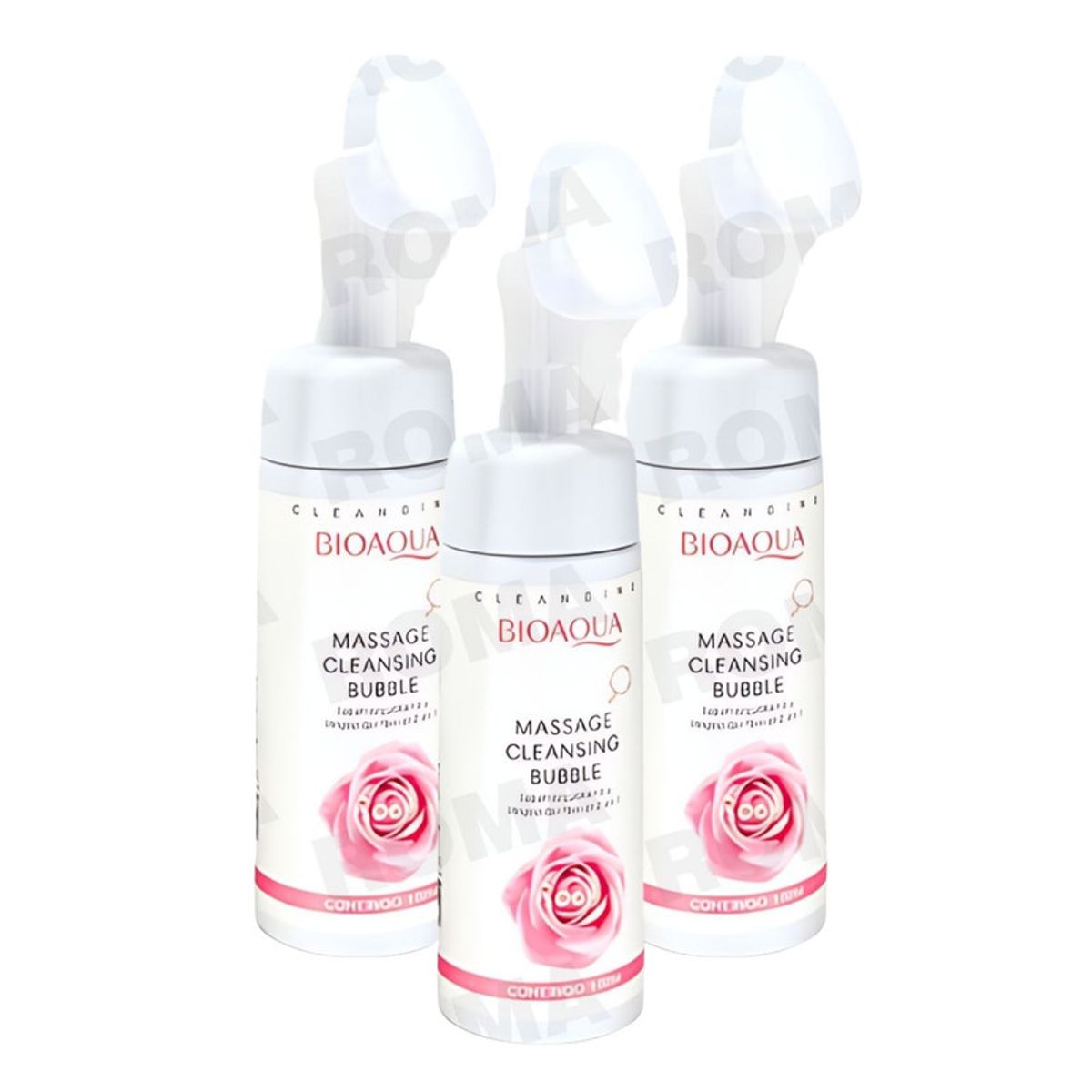 BIOAQUA - PACK 3 ESPUMA LIMPIADORA ROSAS 150ML BIOAQUA