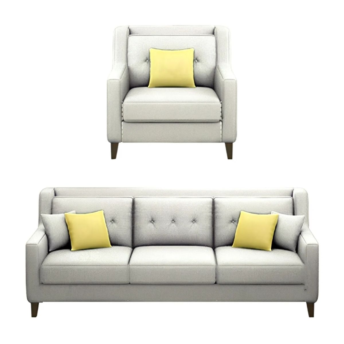 GENERICO - Juego de Sala Barroco 3-1