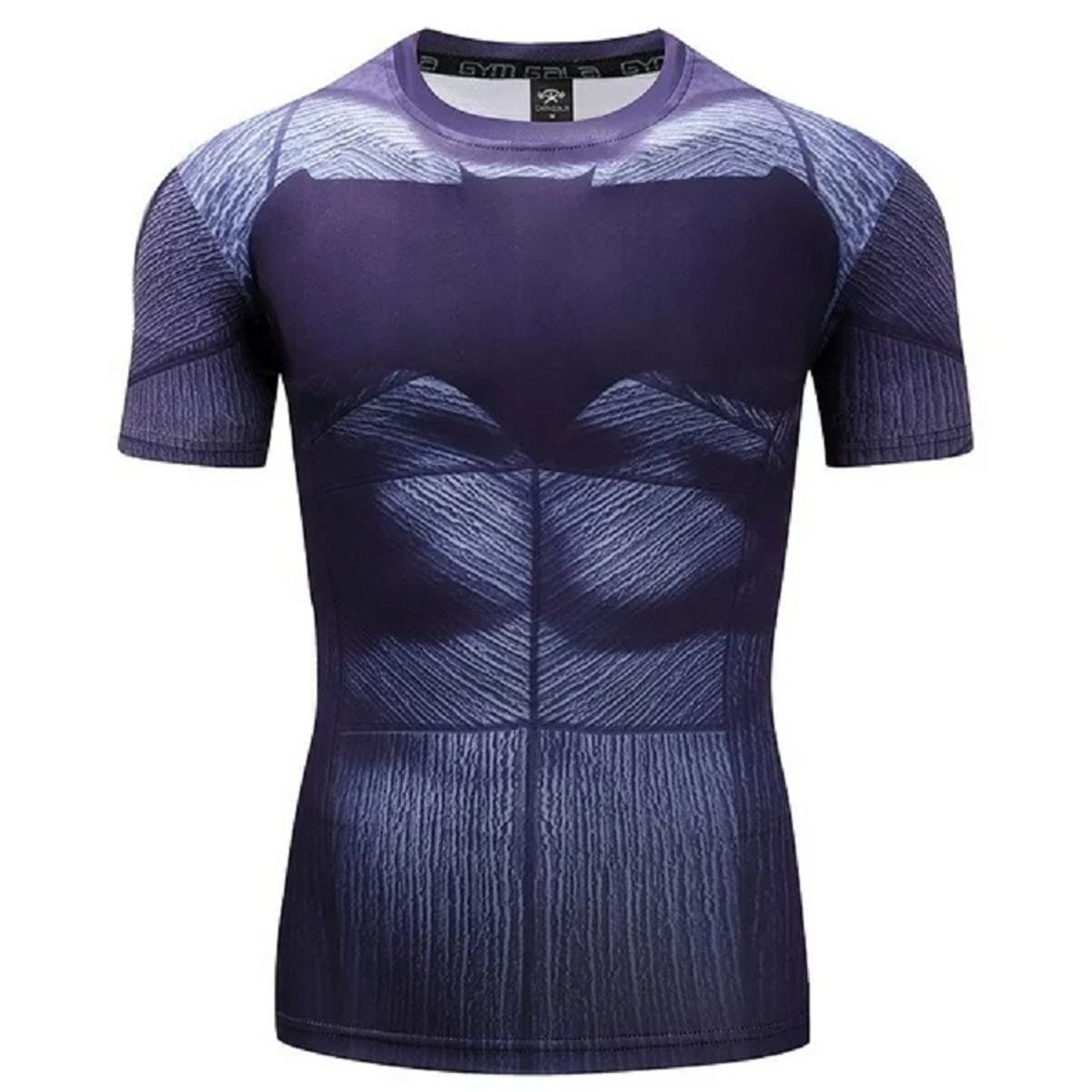 GENERICO - POLO COMPRESION BATMAN AZUL HALLOWEEN