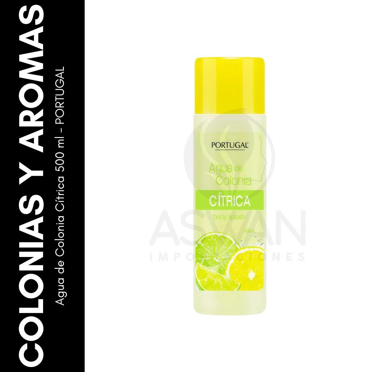 GENERICO - Agua de Colonia Cítrica 500 ml - PORTUGAL