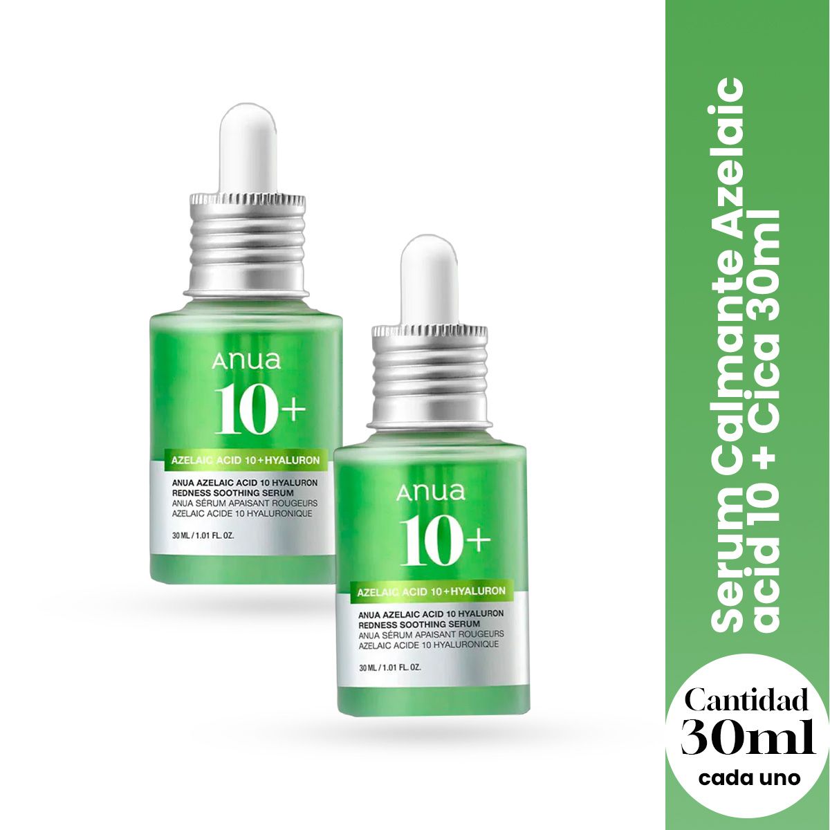 ANUA - Serum Calmante Azelaic acid 10+ Cica 30ml - Anua 2 und