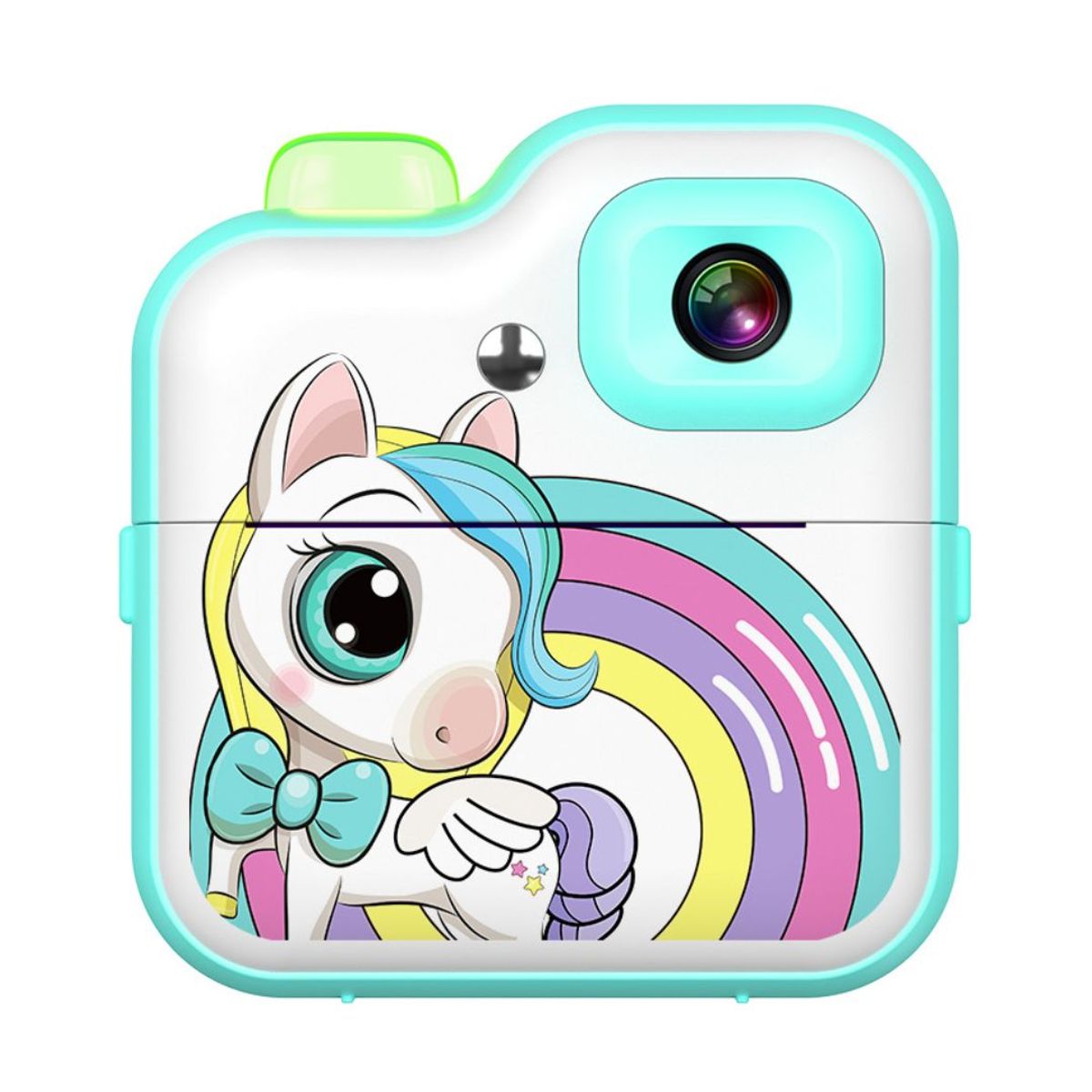 GENERICO - Cámara Digital Unicornio para Niños e Impresora Instantánea