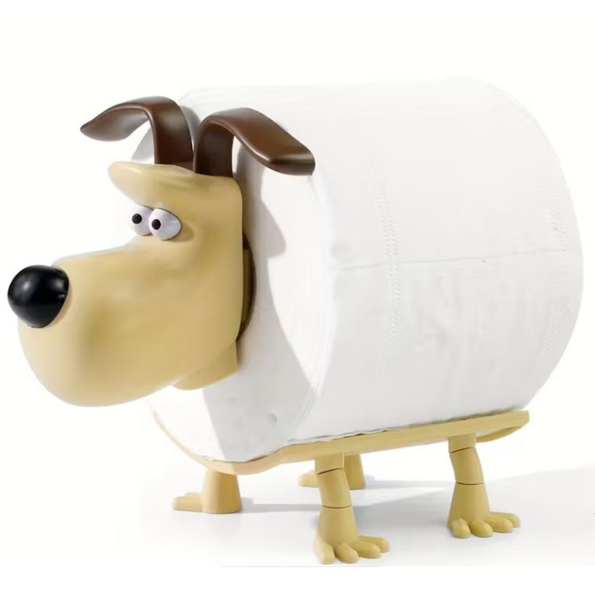 GENERICO - Soporte para Papel Higiénico de Repuesto Modelo Perrito 3D