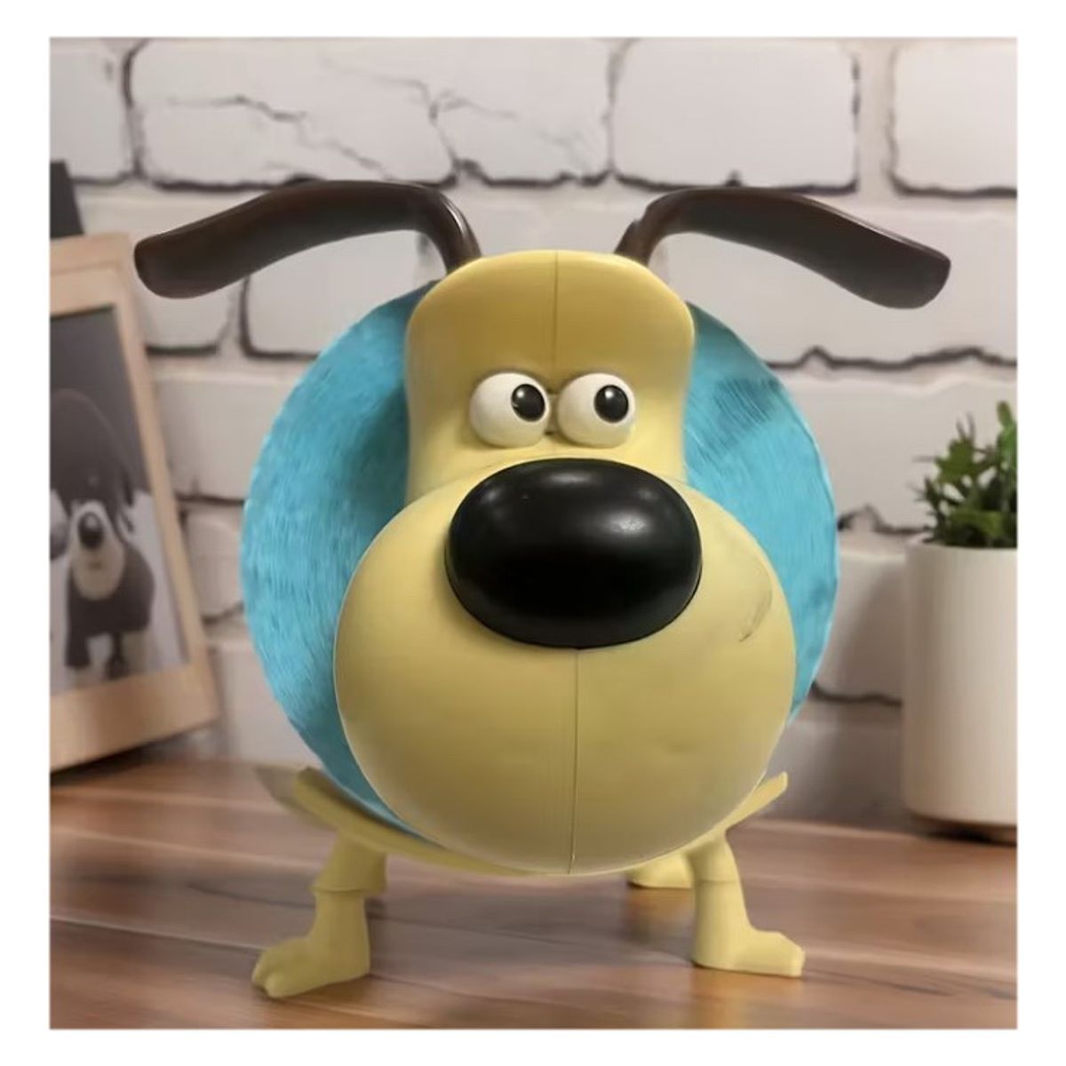 GENERICO - Soporte para Papel Higiénico de Repuesto Modelo Perrito 3D