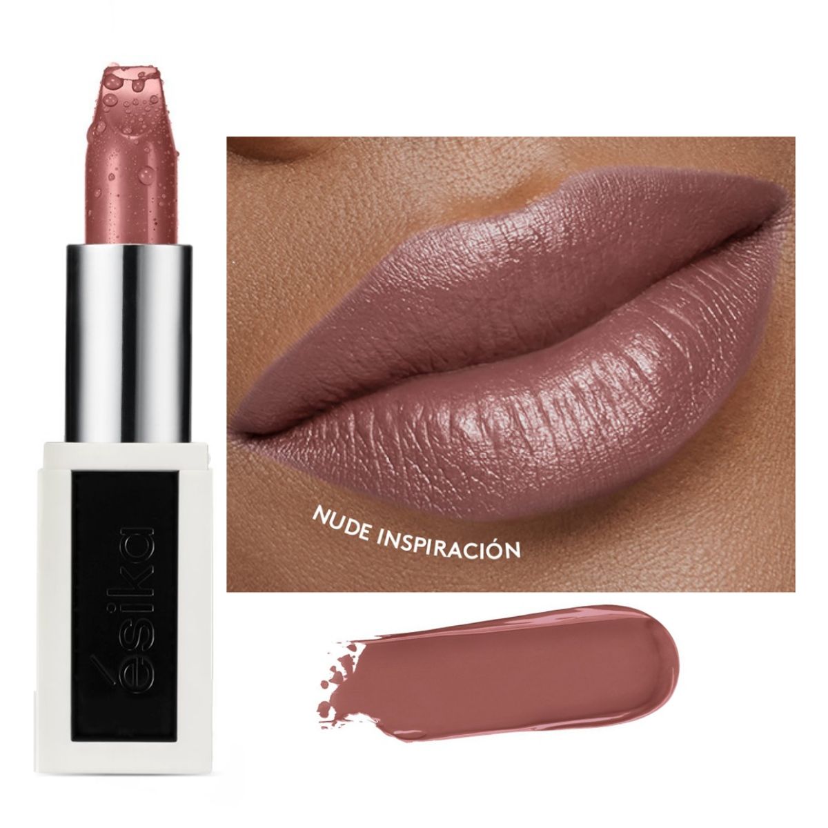 ESIKA - Labial hidratante alta cobertura nude inspiración malva hidracolor fps25 ésika