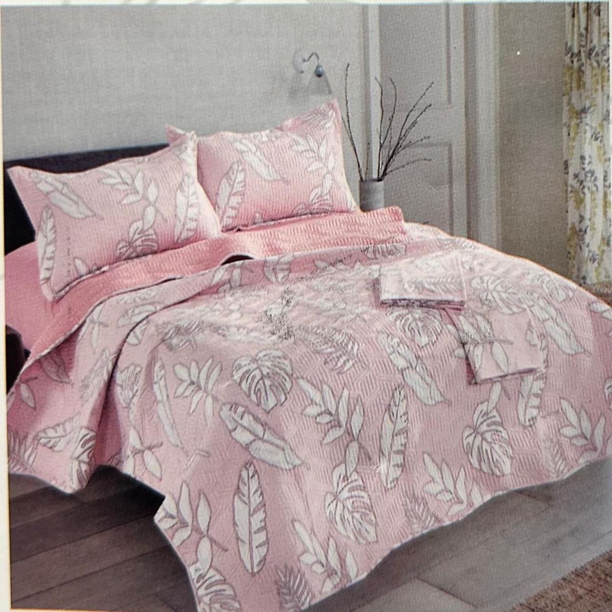 MINGDA - Set de Cobertor 2pz + Juego de sabanas + fundas 100%  Calidad